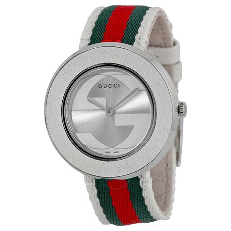 gucci u play silver watch